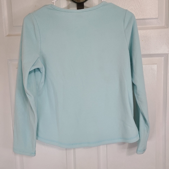 (1618) Land's End Youth's Long Sleeve Shirt, Size: 14 Color: Lite Blue - Picture 11 of 11